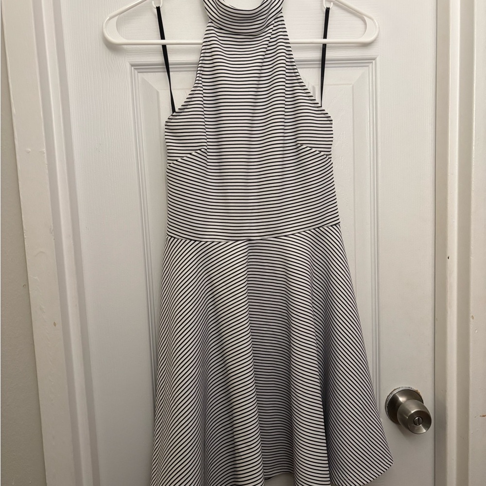 Striped Halter Dress